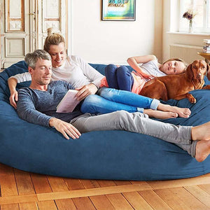 Lounge Pug Giant Bean Bag Sofa Bed Huge Beanbag Couch UK Velvet Espresso  Graphite Grey– Big Bertha Original UK